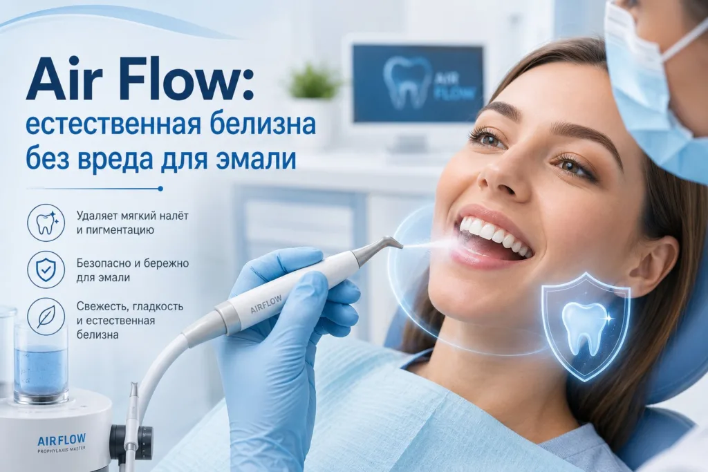 Чистка зубов Air Flow