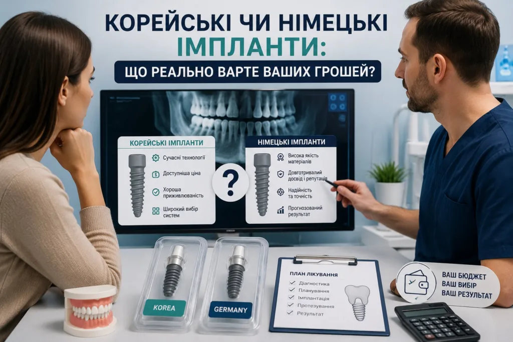 Корейські чи німецькі імпланти