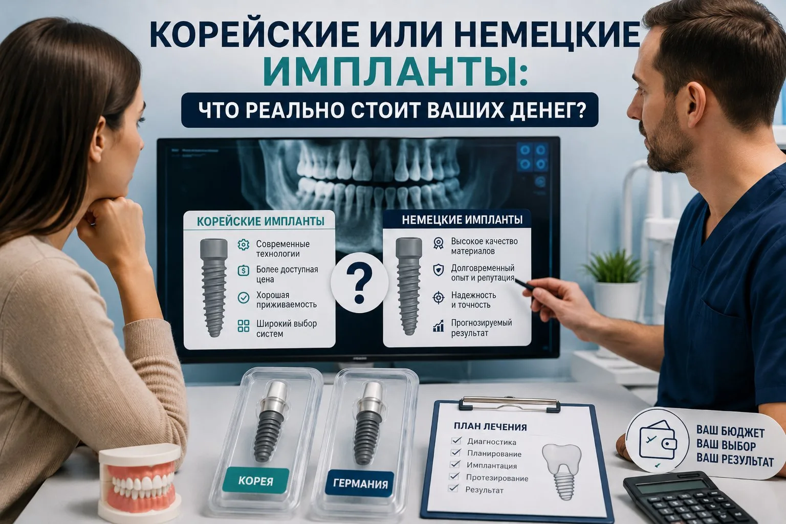 Корейские или германские импланты